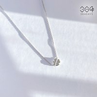 925실버 행운 네잎 클로버 목걸이 전체순은 심플 데일리