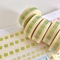 [덩이나라] 땡땡이클로버 마스킹테이프