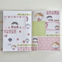 [덩이나라] 딸기가득 메모스티커 꾸러미