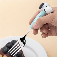 스누피 피규어 포크 블루C02441