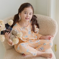 [키키스토리] 리본래빗 루루핏 코튼모달 긴팔 실내복