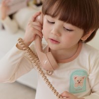 [키키스토리]  미니베어_민트 코튼모달스판 실내복