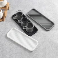 실리콘 정수기 컵 받침 물받이 미니 건조대 트레이 택1