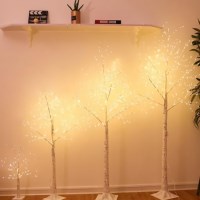 SALE] 크리스마스 Y 자작나무 USB 150cm 화이트 트리
