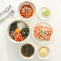 혼밥 1인식기세트 도자기 홈세트 신혼그릇세트 깔끔한