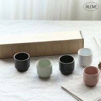 감성 헤이 도자기 소주잔 5P 선물세트 신혼 집들이 선물 술잔
