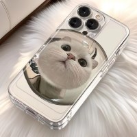 와이드 앵글 렌즈 캣 투명 케이스