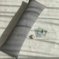 한스갤러리 순면 줄누비 바디필로우 솜포함 35x100