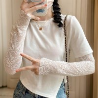 여자 팔커버 레이스 꽃무늬 패션 토시