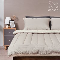 [SNUGMOON] 스너그문 스톤그레이 차렵이불세트 Q(차렵이불+베개커버2