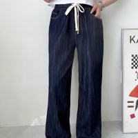 [SALE] 여성 데일리 린넨 와이드 밴딩 팬츠 바지