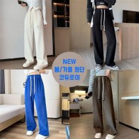 코듀로이 줄지 밴딩팬츠 4color