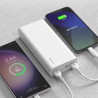 스피디 슬림 핏 보조배터리 20000mAh (CP 0.2M 케이블+8P 젠더 포함)
