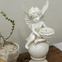 내일의공간 정원용 큐피드 소품(티라이트 캔들홀더)