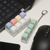 감성 파스텔 키캡 키링 키홀더 열쇠고리 딸깍이