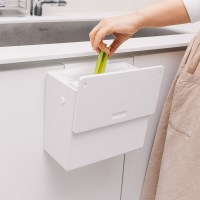 슬라이딩 도어 싱크대 주방 걸이형 음식물 휴지통 미니 쓰레기통