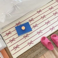 슈가제니 러블리 리본 러그 발수건 발매트 싱크대 매트