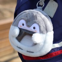 코우펜짱 투명 파우치 키링