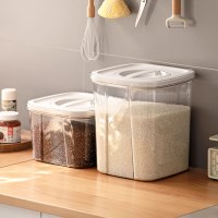 투명 쌀통 잡곡통 밀폐 용기 다용도 5kg 10kg