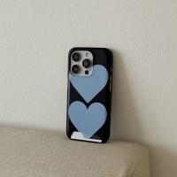 twin hearts 디자인 [카드수납 폰케이스]