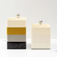 인테리어 오브제 스퀘어 회전 서랍 수납 정리함 3단 4단