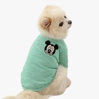 디즈니 미키 스트라이프 티셔츠 (그린)