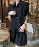 러블리 카라 캉캉 미니원피스