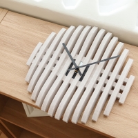 [E.H PROJECT] 그리드시계 아이보리