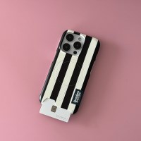 베이직 스트라이프 라벨 [맥세이프 카드수납 폰케이스]