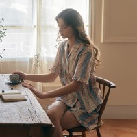 [울랄라 Ullala!] 마레 반팔 여성페어 블루 40수