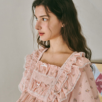 이벨다 반팔 투피스 핑크 (40수)