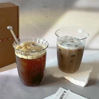 심플 내열 아이스컵 홈카페 유리컵