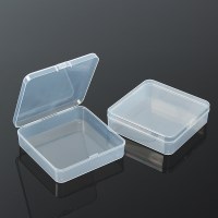 정사각 다꾸 보관 미니 플라스틱 수납 케이스 2p 세트