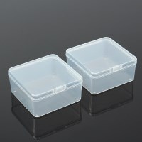 정사각 소품 정리 미니 플라스틱 수납 케이스 2p 세트