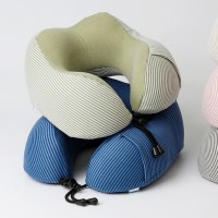 메모리폼 목베개 폭신한 차량용 기내용 비행기 목쿠션