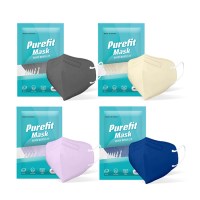 퓨어핏 컬러 마스크 2D/3D 대형 마스크 100매