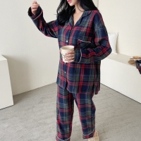 커플 겉약기모면 수면 파자마 잠옷