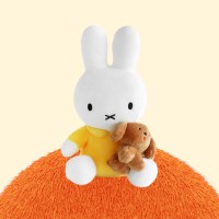 강아지 안은 미피 인형_옐로우