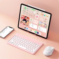 휴대용 무선 키보드 마우스 저소음 블루투스 테블릿 PC 핸드폰