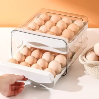 에그 슬라이드 계란 트레이 2단 32구 냉장고 달걀 보관함 서랍형