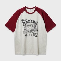 앨빈클로 리듬 래글런 오버핏 반팔티 AST4745 (5 COLOR)