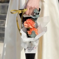 [내추럴그린] 어버이날/스승의날 랜덤 생화 카네이션 플라워콘