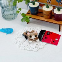 Ron Ron 줄무늬 고양이 액정 클리너 핸드폰 스트랩