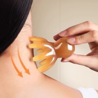 미니 문어 두피 괄사마사지 얼굴 림프 괄사