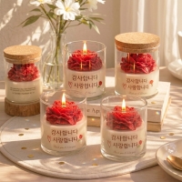 [감성문구] 커스텀 카네이션 캔들 어버이날 스승의날 선물