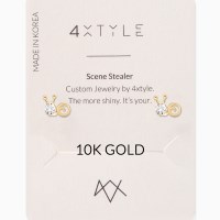 (10K 골드) 달팽이 귀걸이