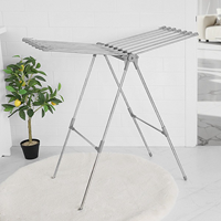 히키스 보관편리 접이식 튼튼한 원룸 스텐 빨래건조대