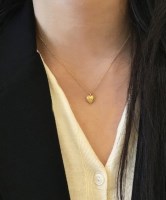 (silver925) love heart necklace