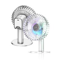 슈틸루스터 탁상용 투명 무선 회전 선풍기 ST-SD500