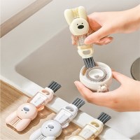 토끼 텀플러 물병 틈새 브러쉬 세척솔 (3가지 기능)